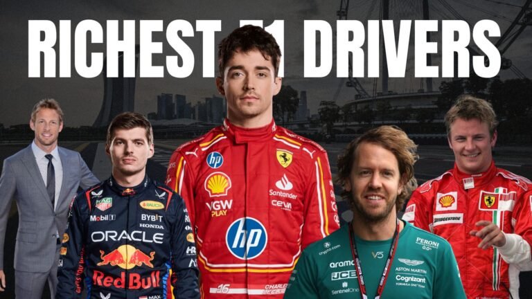 richest F1 drivers